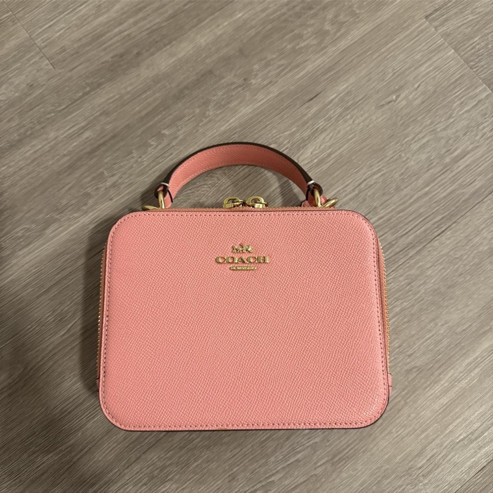 Coach Pink Mini Leather Bag
